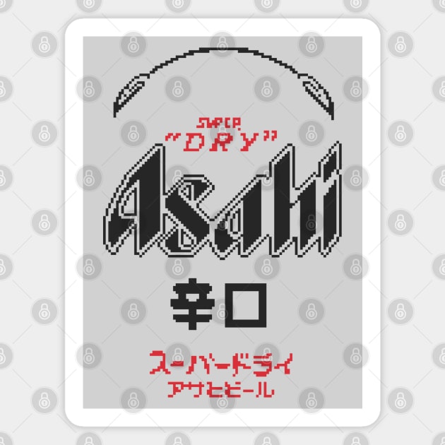 Asahi Super "DRY" 16Bits [Asahi] Magnet by Tad